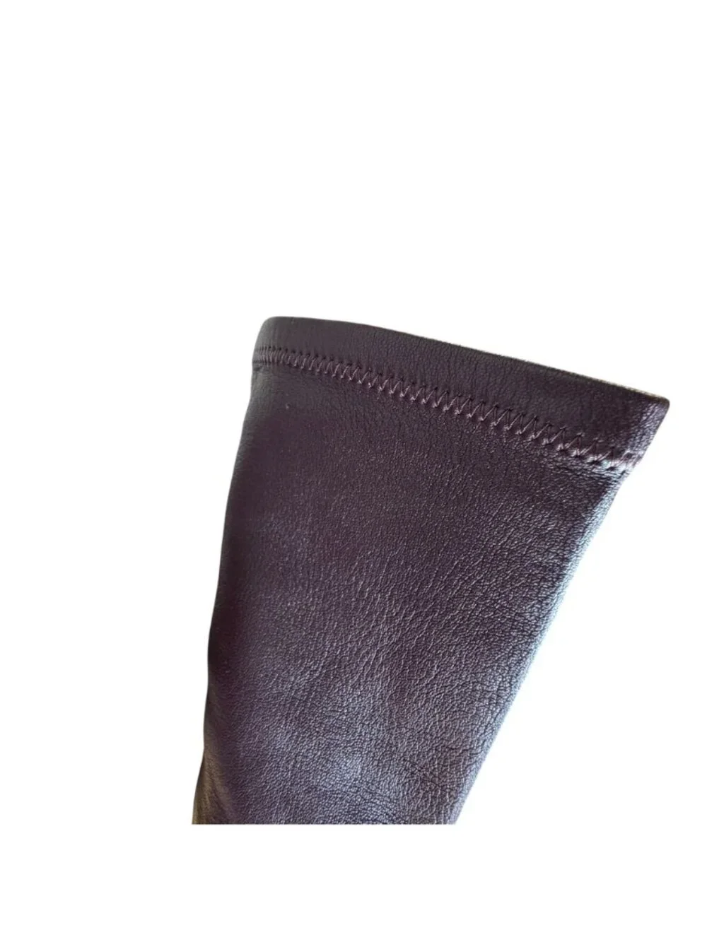 Khaite Morgan Over The Knee Boots Deep Wine Maroon Red Size 41